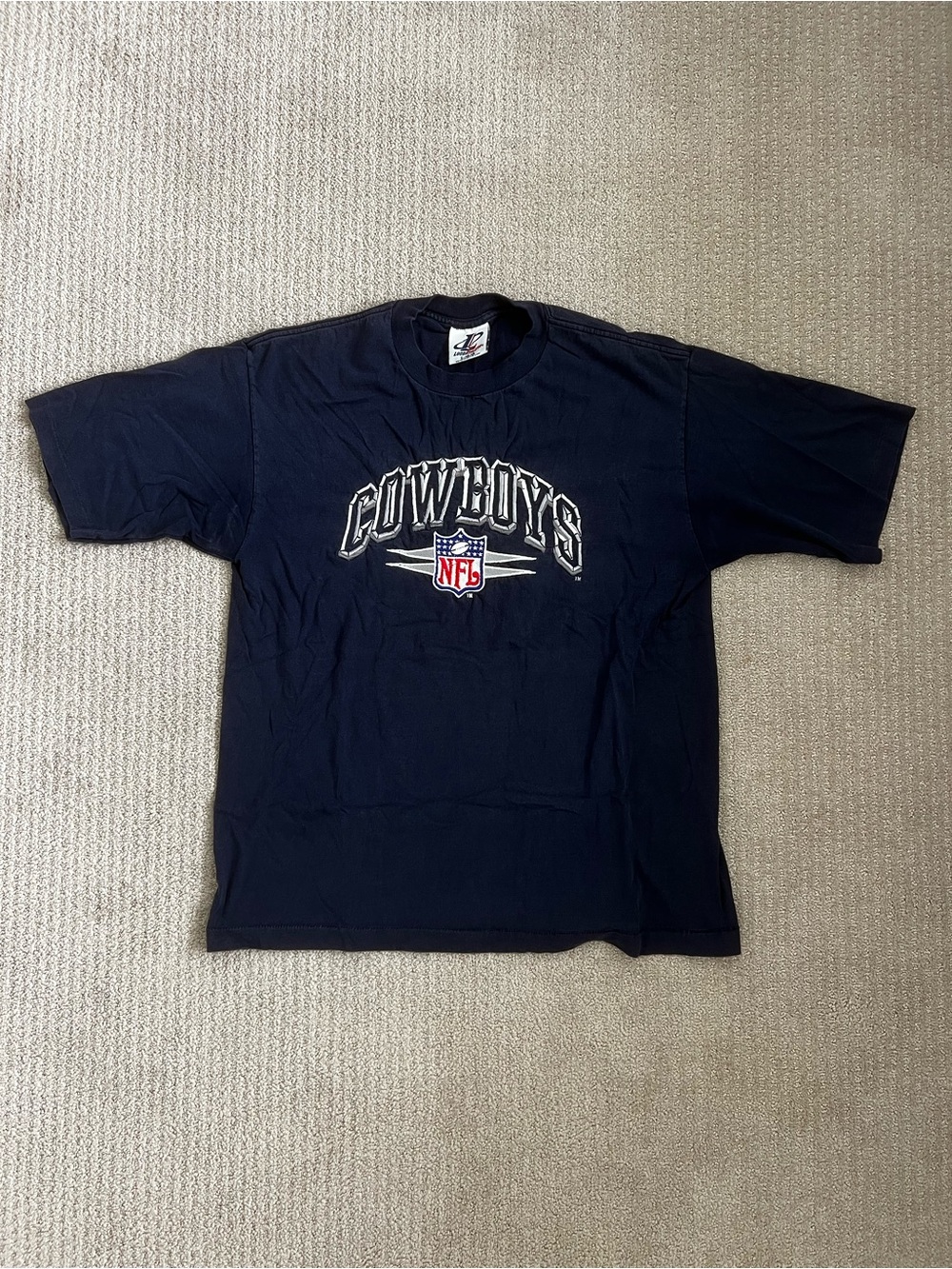 Logo Athletic Navy Cowboys NFL Graphic Tee